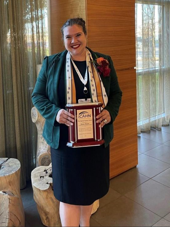 Hana Hinkle, PhD, MPH, received the 2022 Special Partner Award
