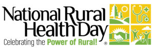 National Rural Health Day Green and Yellow Logo