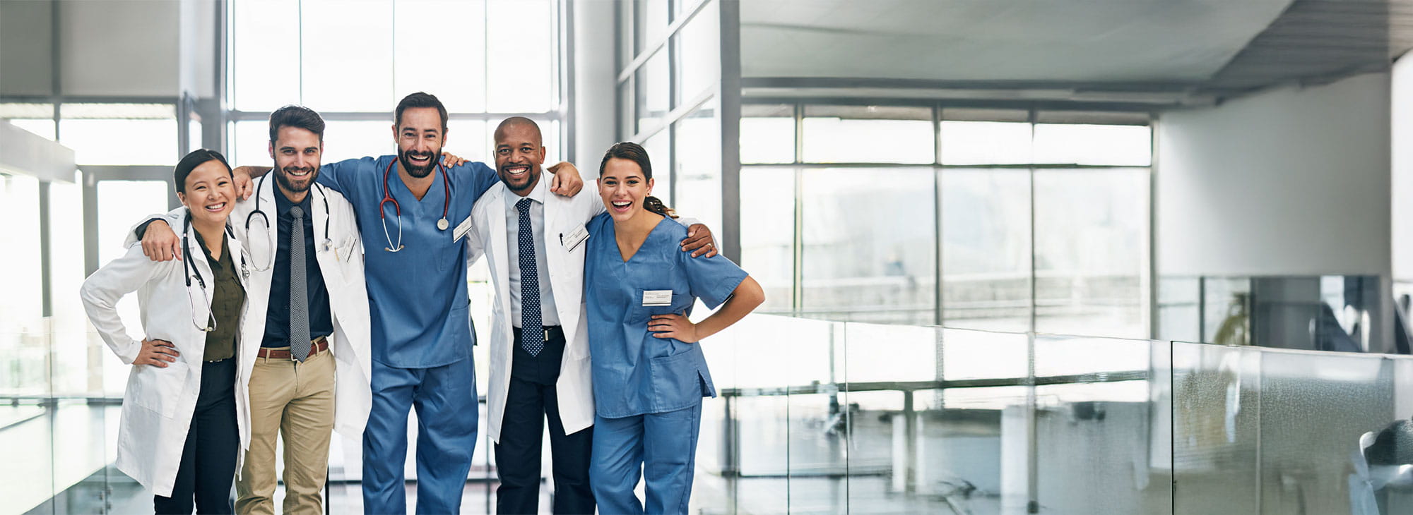 Happy doctors