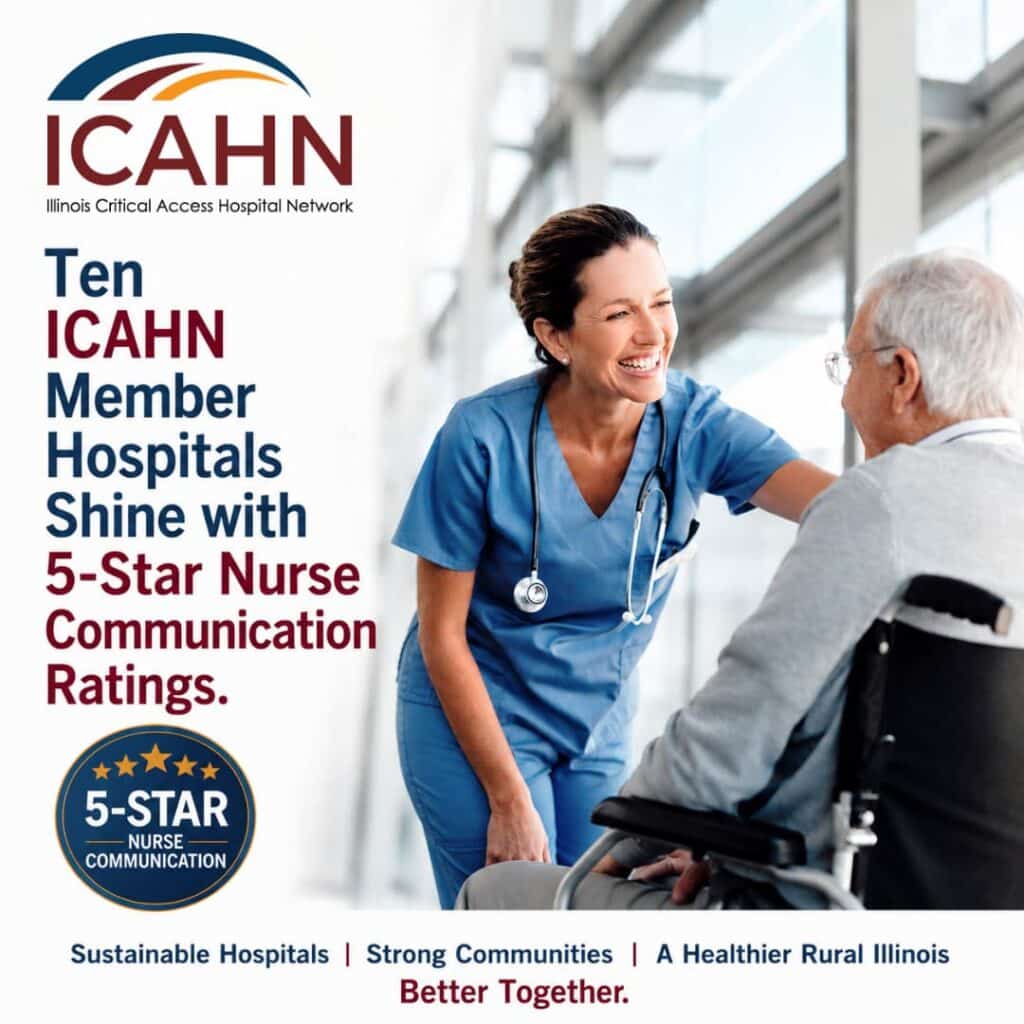10 ICAHN Member Hospitals Shine with 5-Star Nurse Communication Ratings